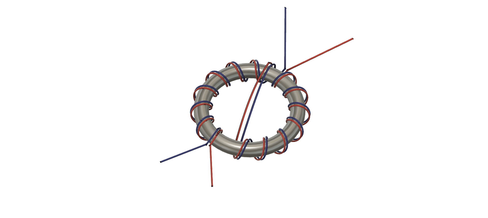 Common mode choke diagram
